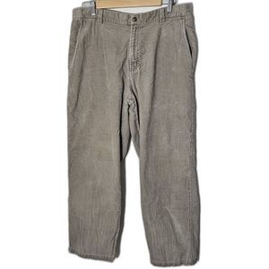 Vinrage 03' Columbia Mens Carpenter Corduroy Pants Utility Khaki Tan Size 36*30